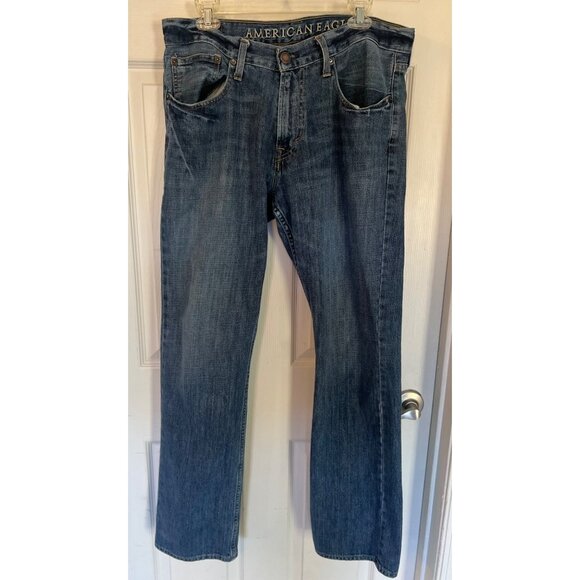 American Eagle Outfitters Original Straight Medium Wash 34 X 34 Men's Jeans - Picture 1 of 10